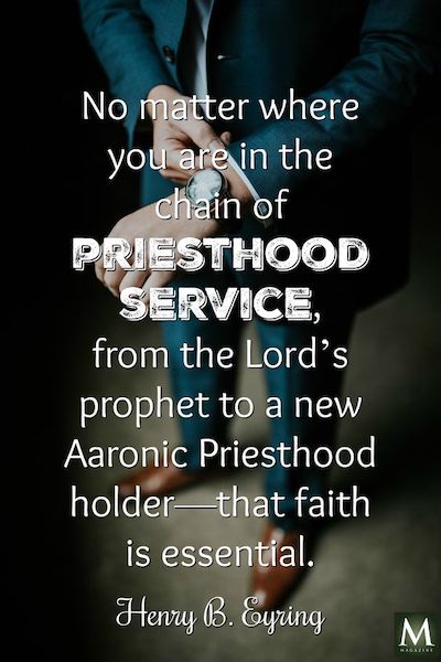 Aaronic Priesthood Quote