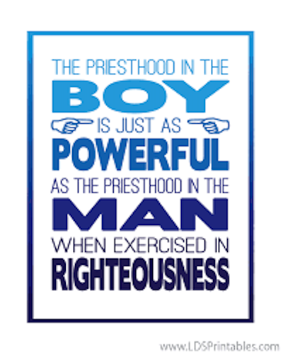 Aaronic Priesthood Quote