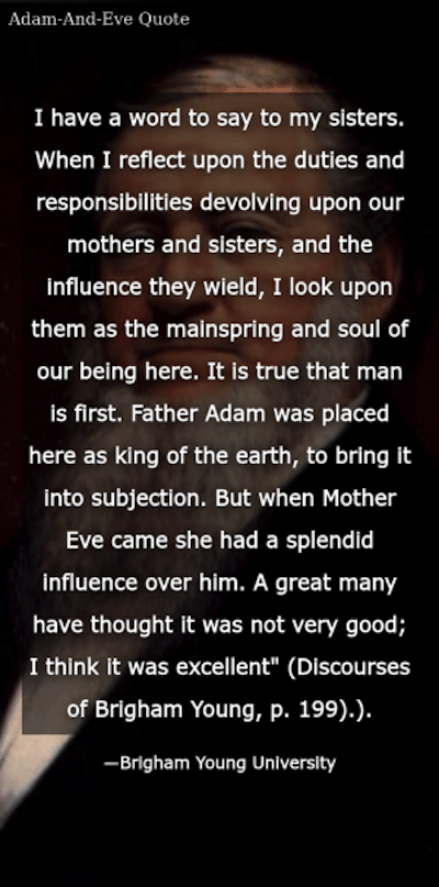 Adam And Eve Quote
