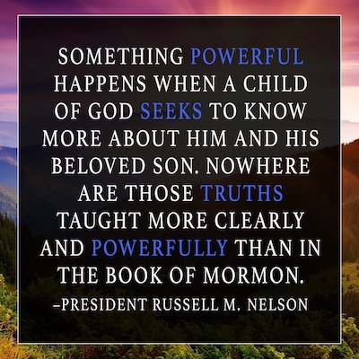 Book Of Mormon Quote