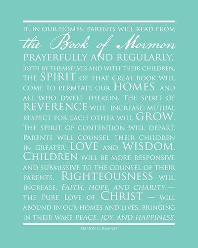 Book Of Mormon Quote