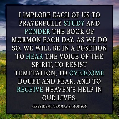 Book Of Mormon Quote