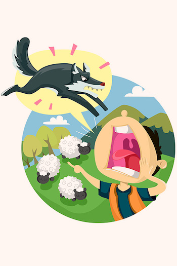 Boy who cried wolf