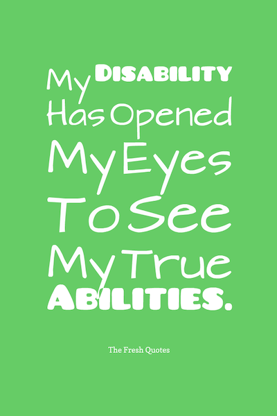 Disability Quote