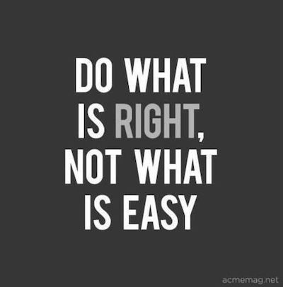 Do What Is Right Quote