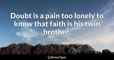 Doubt Quote