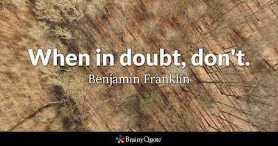 Doubt Quote