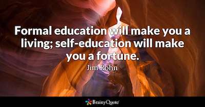 education quote jim rohn