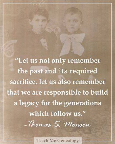 family history thomas monson