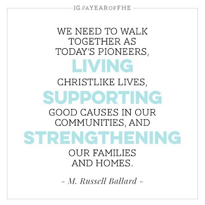 Family Home Evening Quote
