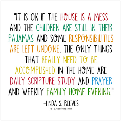 Family Home Evening Quote