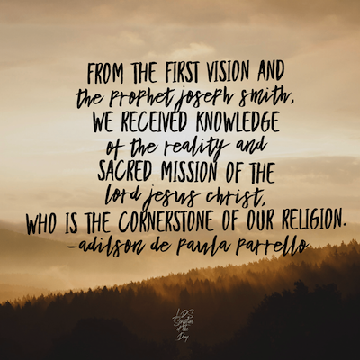 First Vision Quote