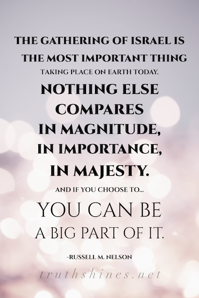 gathering of israel quote