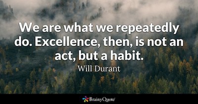habits quote durant excellence