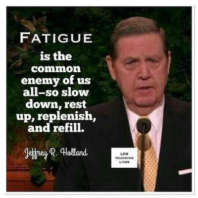Holland Qote on Fatigue