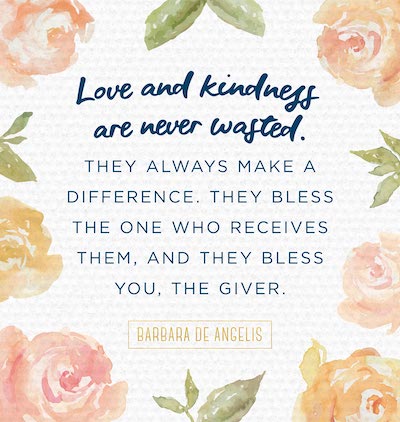 kindness quote barbara deangelis