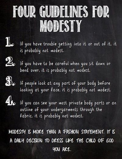 modesty quotes
