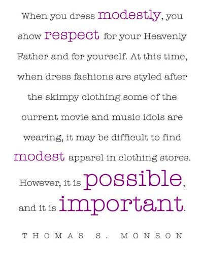 modesty quotes
