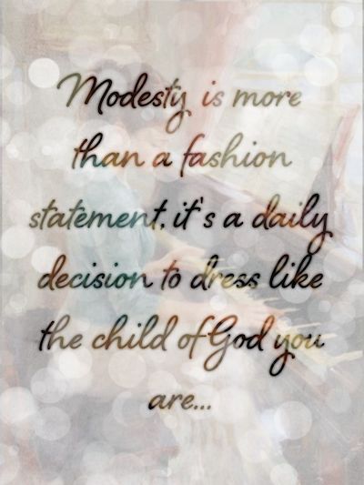 modesty quotes
