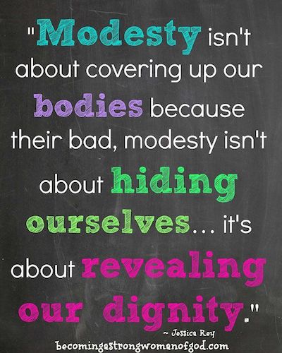 modesty quotes