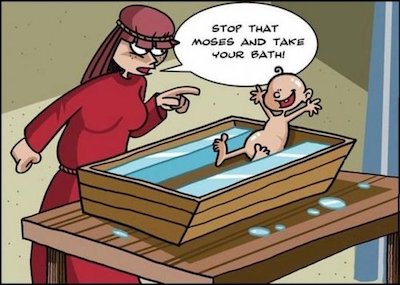 moses funny bath