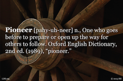 Pioneer Quote