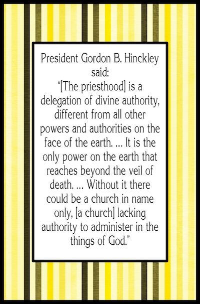 Priesthood quote