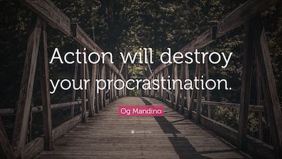 Procrastination Quote