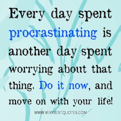 Procrastination Quote