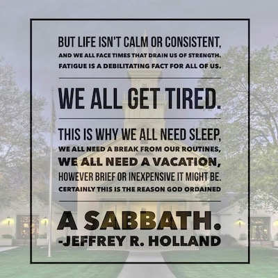 Sabbath Quote