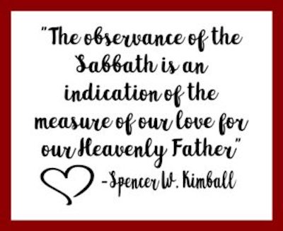 Sabbath Quote