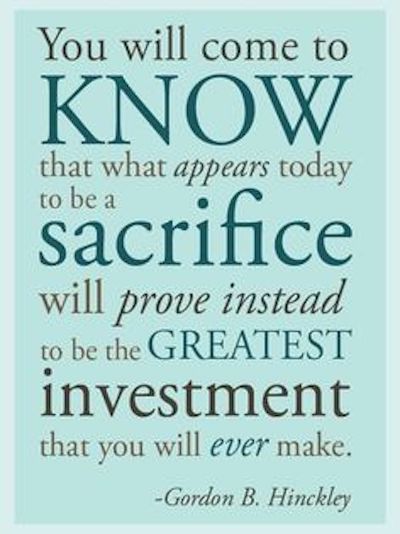 Sacrifice Quote
