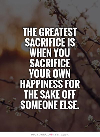 Sacrifice Quote