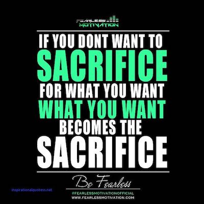 Sacrifice Quote
