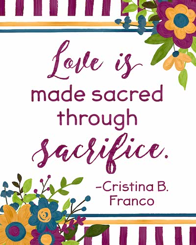 Sacrifice Quote