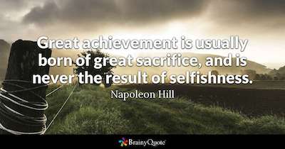 Sacrifice Quote