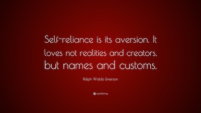 Self Reliance Quote