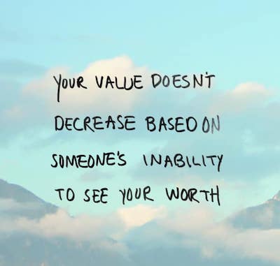 Self Worth Quote