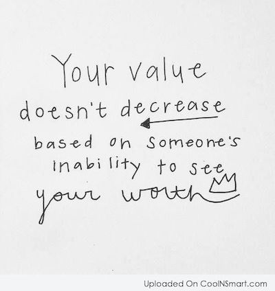 Self Worth Quote