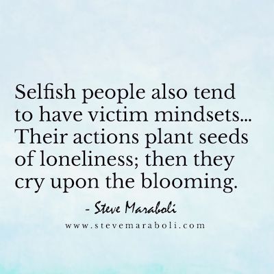 Selfishness Quote