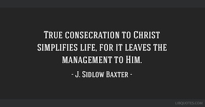 Consecration