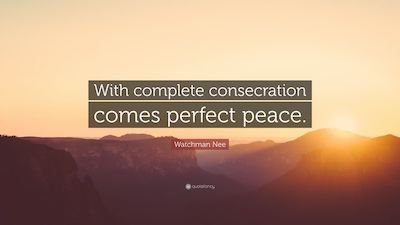 Consecration
