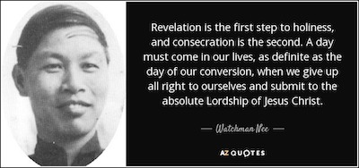 Consecration