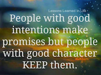 good intentions