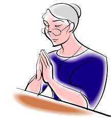 Old Lady Praying