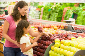 shopping with children