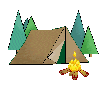 Tent and Fire