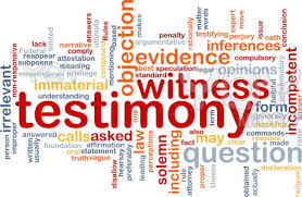 testimony